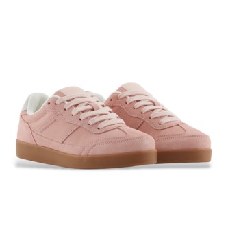 Armani Exchange Baskets en cuir rose