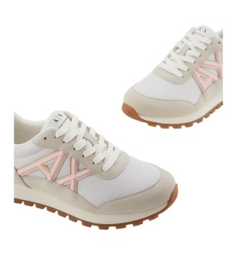 Armani Exchange Sneakers con logo beige