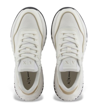 Armani Exchange Baskets blanches avec logo