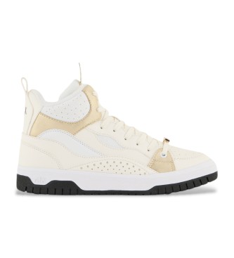 Armani Exchange White basketball shoes