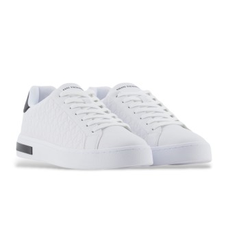 A|X Armani Exchange Białe buty treningowe z logo