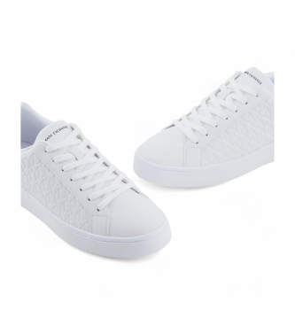 A|X Armani Exchange Białe buty treningowe z logo