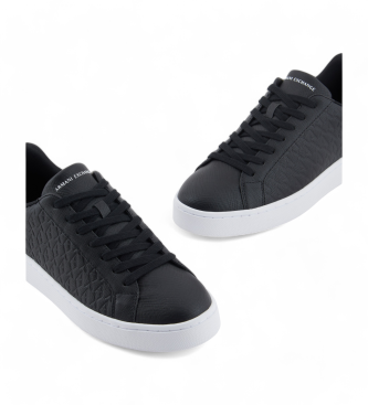 Armani Exchange Sneakers nere con logo incrociato