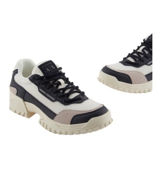 Armani Exchange Sneakers bicolore bianche