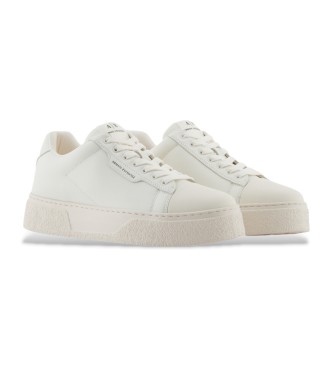 Armani Exchange Sapatos Derby brancos
