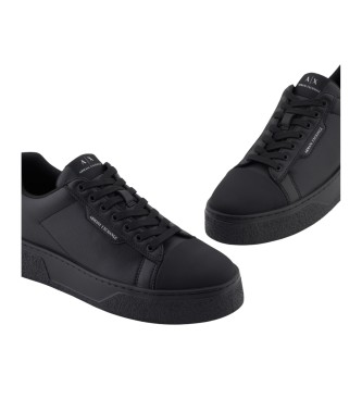 Armani Exchange Buty derby czarne
