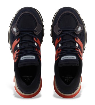 Armani Exchange Trningsskor Multi navy