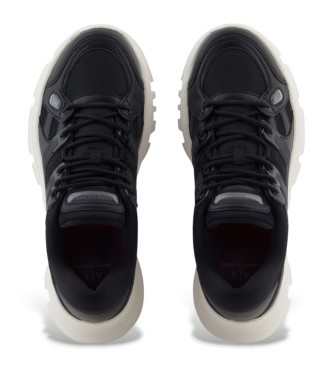 A|X Armani Exchange Sapatilhas Detalhe preto