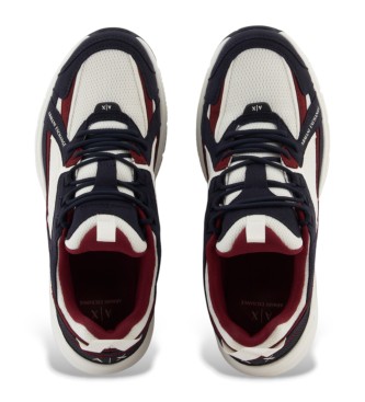 A|X Armani Exchange T�nis de cano alto branco