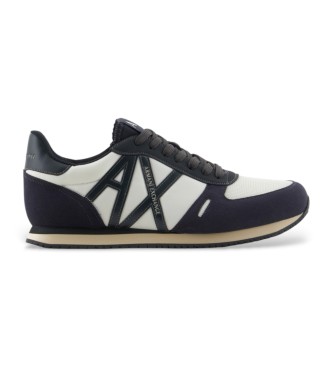 Armani Exchange Rio retro running shoes navy, white