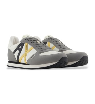 Armani Exchange Rio retro running shoes grey, white