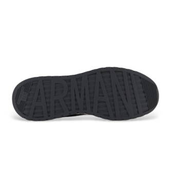 Armani Exchange Zapatillas efecto ante marino