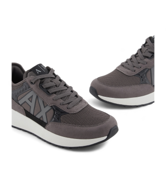 Armani Exchange Zapatillas multimaterial gris