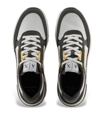 Armani Exchange Zapatillas Dusseldorf negro, blanco