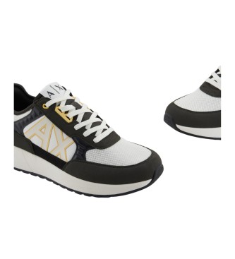 Armani Exchange Zapatillas Dusseldorf negro, blanco