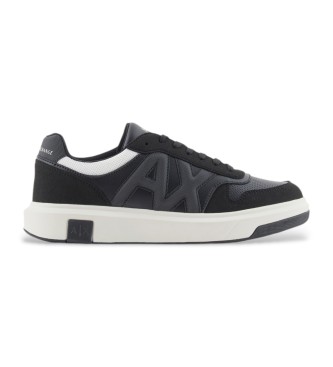 Armani Exchange Sneakers con dettagli a contrasto e logo laterale nero