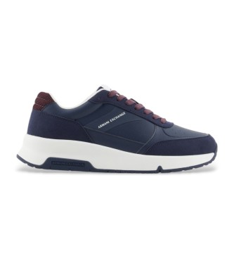 Armani Exchange Baskets logo navy