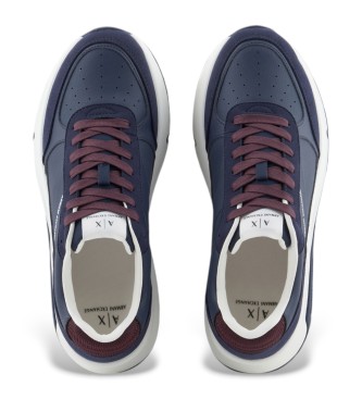 Armani Exchange Baskets logo navy