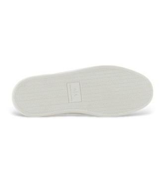 Armani Exchange White logo trainers