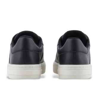 Armani Exchange Black logo trainers