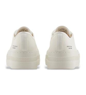 Armani Exchange Baskets  plateforme blanches