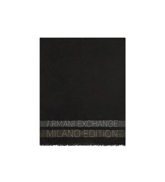 Armani Exchange Stola scarf black