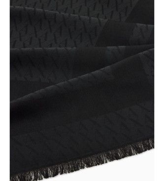 AIX Armani Exchange Bufanda Logo negro