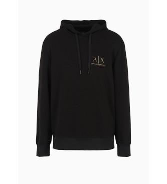 Armani Exchange Sweatshirt Logo schwarz