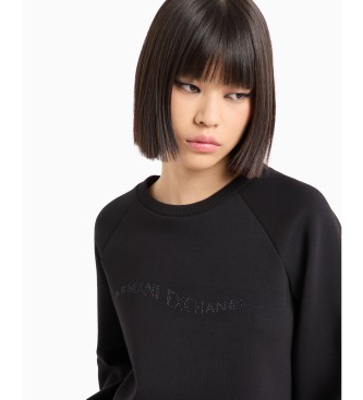 Armani Exchange Crewneck Sweatshirt Black