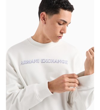 Armani Exchange Sweat sans capuche blanc