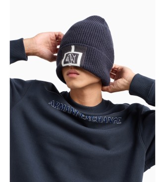 Armani Exchange Hoodless sweatshirt navy