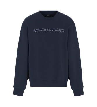 Armani Exchange Hoodless sweatshirt navy