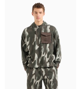 Armani Exchange Sweat  capuche camouflage