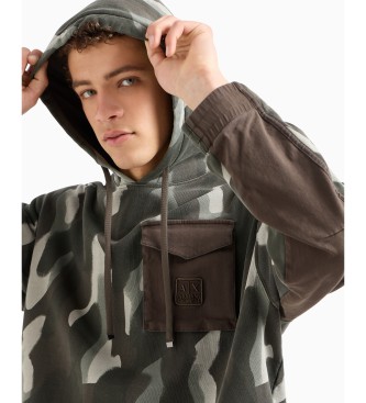 Armani Exchange Sweat  capuche camouflage