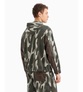 Armani Exchange Camouflage hoodie