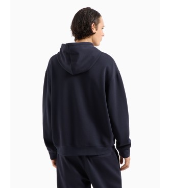 Armani Exchange Sweatshirt mit Kapuze navy