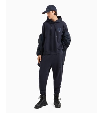 Armani Exchange Hooded sweatshirt navy