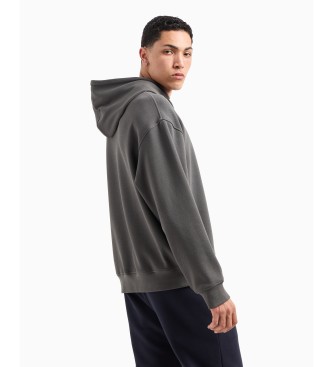 Armani Exchange Grijs sweatshirt met capuchon