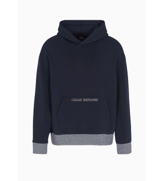 Armani Exchange Sudadera Bonded marino