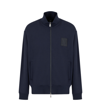 Armani Exchange Sweat en ponge franaise marine