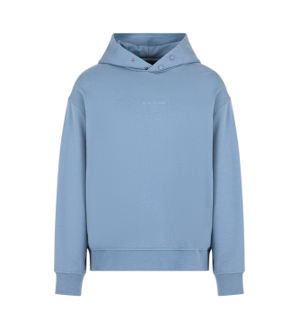 Armani Exchange Blaues Sweatshirt mit Kapuze