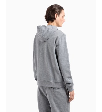 Armani Exchange Sweat  capuche gris