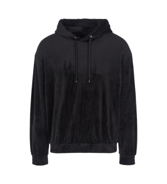 Armani Exchange Schwarzes Sweatshirt mit Kapuze