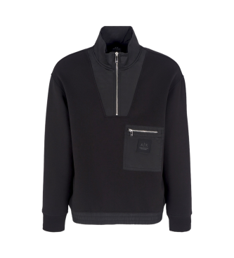 Armani Exchange Sweater zonder capuchon zwart