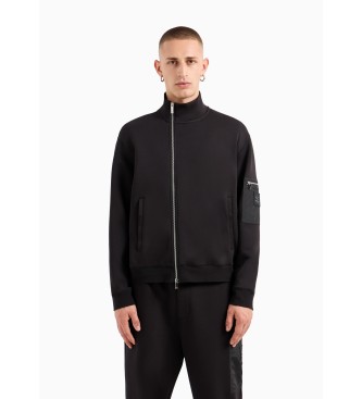 Armani Exchange Asymmetric sweatshirt black