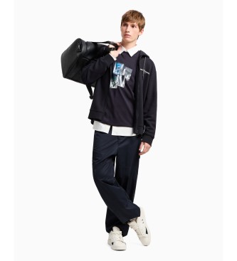 Armani Exchange Sudadera French marino