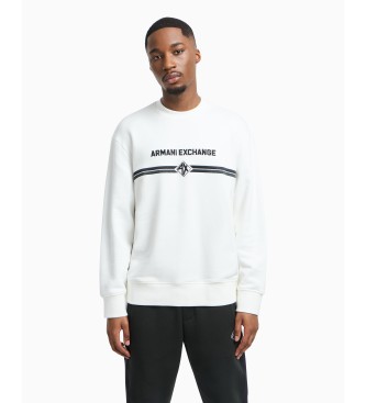 Armani Exchange Sudadera Carbon blanco