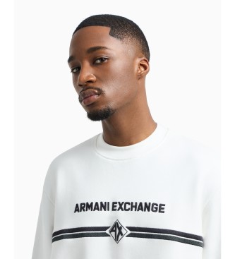 Armani Exchange Sudadera Carbon blanco