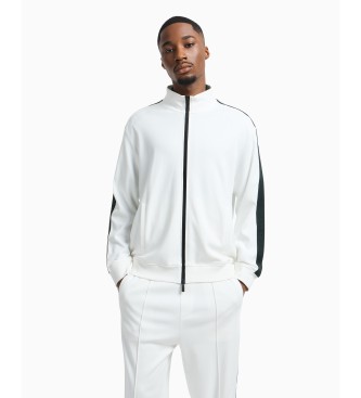 Armani Exchange Sudadera Mock blanco