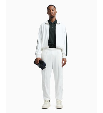 Armani Exchange Sudadera Mock blanco